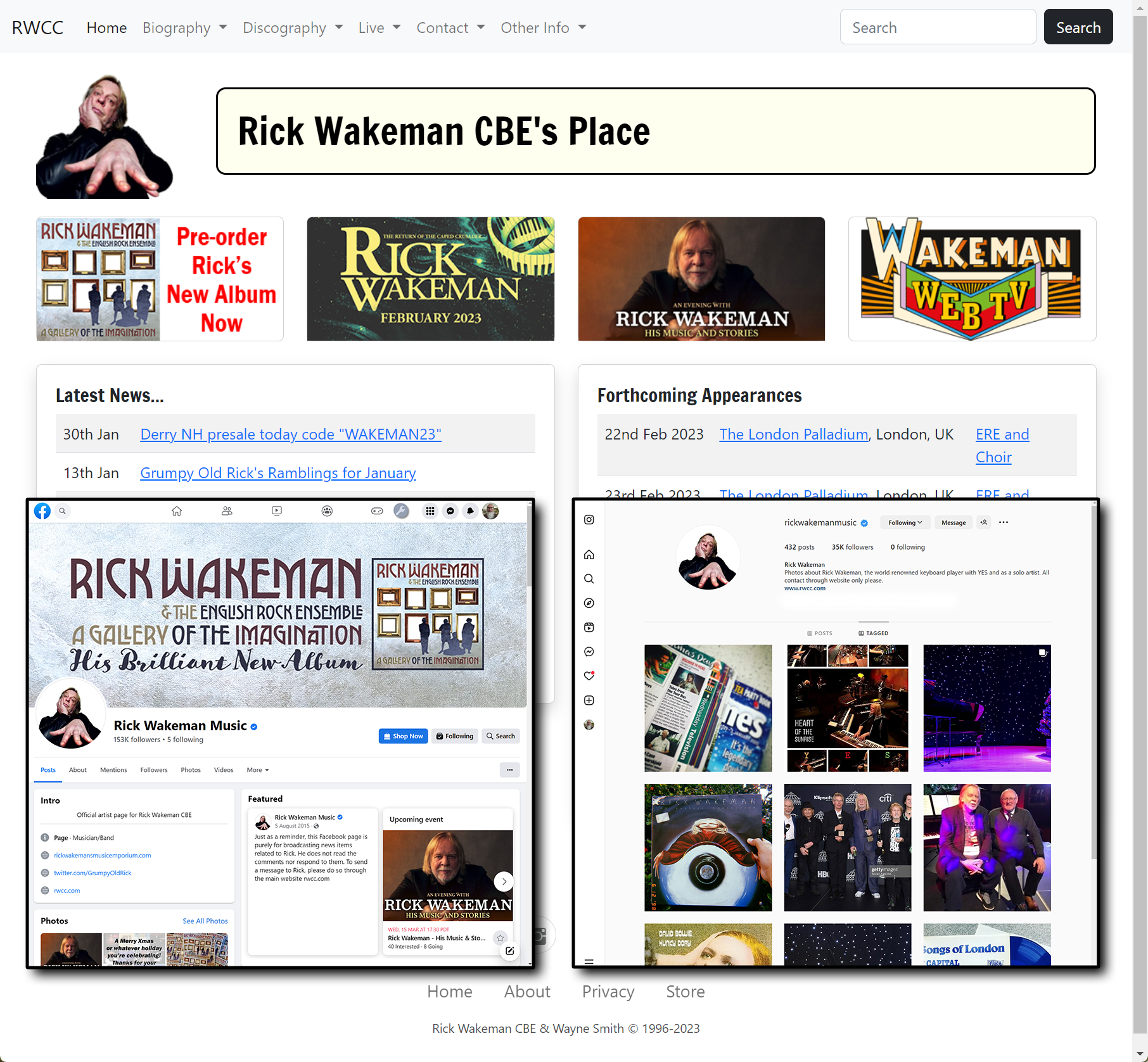 Rick Wakeman's Website